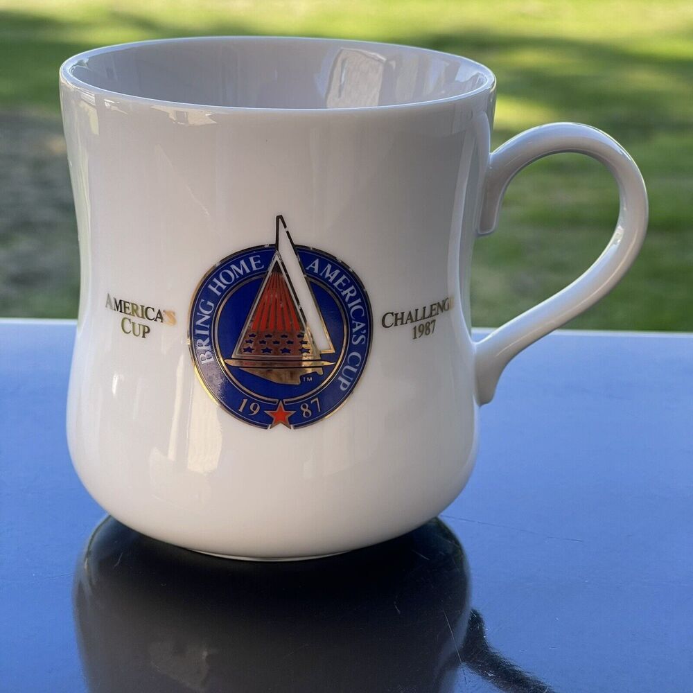 Sail Bring Home‎ America's Cup Challenge 1987 Taster's Choice Coffee Mug Cup